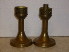 Pair vintage brass for sale  BRISTOL