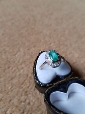 Emerald diamond oval for sale  YORK