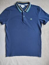 Usado, Camisa polo masculina LACOSTE tamanho XL azul algodão comprar usado  Enviando para Brazil