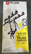 Allen Deluxe 3 Bike Trunk Carrier Rack Model 103DN for sale  Shipping to South Africa