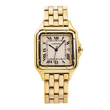 Relógio feminino Cartier Panthere 10602 papel perfeito ouro amarelo 18K quartzo 27x37mm comprar usado  Enviando para Brazil