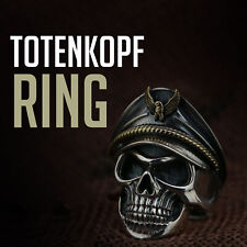 Totenkopf ring shield gebraucht kaufen  Hamburg
