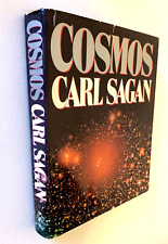 Libro de tapa dura Cosmos de Carl Sagan 1980 primera edición con sobrecubierta segunda mano  Embacar hacia Argentina