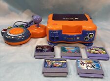 VTECH VSMILE. TV LEARNING SYSTEM - CONSOLE +   1 CONTROLLER + 5 GAMES - for sale  Shipping to South Africa