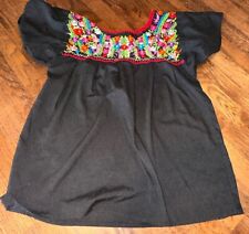 Mexican embroidered black for sale  Austin