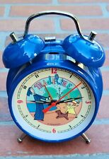 Reloj alarma analógico en polvo Madeline azul Ludwig Bemelmans 1998 FUNCIONA segunda mano  Embacar hacia Mexico
