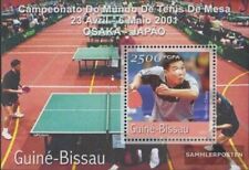 Guinea-Bissau Block320 nuevo con goma original 2001 Mesa de ping pong-WM segunda mano  Embacar hacia Argentina