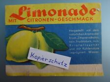 Altes etikett limonade gebraucht kaufen  Plattling