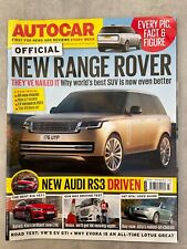 Autocar magazine october for sale  COLCHESTER