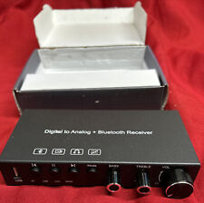 Digital para Analógico + Receptor Bluetooth USB Música NOVA CAIXA ABERTA comprar usado  Enviando para Brazil