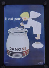 Affiche yaourt danone d'occasion  Nantes-