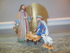 Lenox Miracle in Bethlehem/Renassaince Lamb/Franklin Mint Jesus Blended Nativity for sale  Lake Park