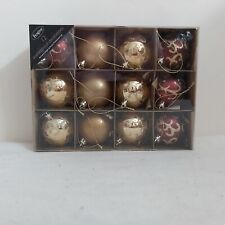 12 x vintage Retro Classic Style  Christmas Xmas Tree Baubles Decorations Boxed for sale  SANDWICH