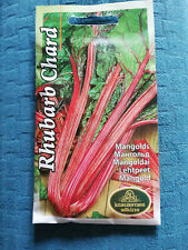 RHUBARB BUSH SEEDS - MANGOLD CHARD VARIETY 200 SEEDS APPROX for sale  Shipping to South Africa