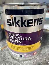 Approx 900mL Sikkens Rubber Ventura Satin Remaining Lot Clay Open Container for sale  Shipping to South Africa