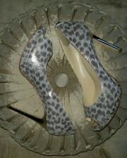 IVANKA TRUMP $170 CHAMPAGNE METALIZADO LEOPARD PRINT GOLD STILETTOS PUMPS 39 8 segunda mano  Embacar hacia Argentina