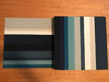 12 Blue Striped Flor Carpet Tiles - Parallel Reality - Color Seaway for sale  Shipping to South Africa