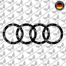 Audi Logo Aufkleber Auto/Fenster/Tür/CaseModding/WandTattoo comprar usado  Enviando para Brazil