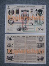Poster schema elettrico usato  Spedire a Italy