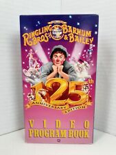 Ringling Brothers Barnum & Bailey Circus VHS 125ª edição livro de programa de vídeo comprar usado  Enviando para Brazil