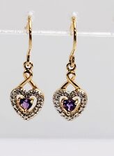 vintage heart shaped earrings for sale  Stanwood