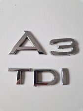 Audi A3 TDI genuíno CRACHÁ DE INICIALIZAÇÃO tampa traseira logotipo emblema porta-malas, usado comprar usado  Enviando para Brazil