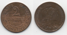 2 centimes 1911 d'occasion  Jarny