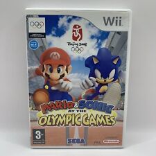 Mario & Sonic at the Olympic Games Wii 2007 Family Kids Sports SEGA Nintendo VGC comprar usado  Enviando para Brazil