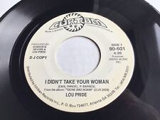 Rare Soul 45 *Lou Pride* ¡No me llevé a tu mujer! Curtom Promo segunda mano  Embacar hacia Argentina