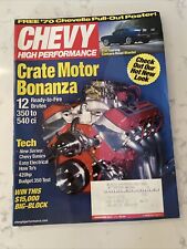 Revista Chevy High Performance novembro 2001 Crate Motor Bonanza comprar usado  Enviando para Brazil