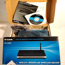 Modem D-Link (DSL-2640B) com roteador sem fio 4 portas 10/100 comprar usado  Enviando para Brazil