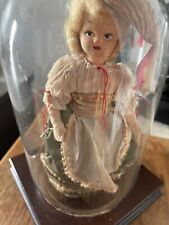 antique doll in glass dome for sale  Shipping to South Africa