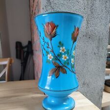Vase opaline bleu d'occasion  Baziège