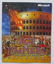 Age of Empires: The Rise of Rome Expansion (Microsoft PC, 1998) Apenas Manual comprar usado  Enviando para Brazil