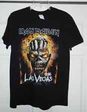 Camiseta IRON MAIDEN Concert Tour exclusiva fã clube 16 Book of Souls Tour LV NV comprar usado  Enviando para Brazil