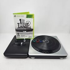 Controlador mezclador tocadiscos inalámbrico DJ Hero Xbox 360 + DJ Hero 2 probado funcionando segunda mano  Embacar hacia Mexico