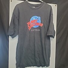 Camiseta Vintage Anos 90 Planet Hollywood Las Vegas Preta Extra Grande Feita nos EUA Buraco Pequeno, usado comprar usado  Enviando para Brazil