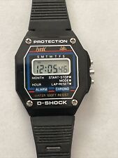 Vintage Raro D-Shock Proteção Quartzo Unissex Relógio de Silicone - 36mm PERFEITO!! comprar usado  Enviando para Brazil