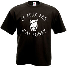 Shirt humour poney d'occasion  Saint-Arnoult-en-Yvelines