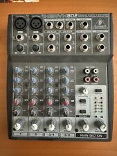Behringer XENYX 802 Mixing Console, 8 Channel - MAY NEED NEW A/C ADAPTER for sale  Shipping to South Africa