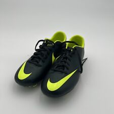 Nike Jr Mercurial Victory Youth Soccer Cleats Shoes Black Neon Yellow Sz 8 NEW! for sale  Shipping to South Africa