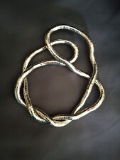 snake silver necklace for sale  Hollister