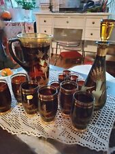Antique bohemia glasses gebraucht kaufen  Hildburghausen
