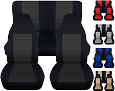Capas de assento de carro dianteiras e traseiras compatíveis com Ford Bronco 1987-1996 dois tons comprar usado  Enviando para Brazil