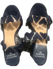 navy blue open toe heel for sale  Sumrall