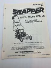 Snapper parts manual for sale  Leesburg