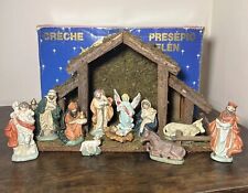 Krippe wooden christmas for sale  BRISTOL