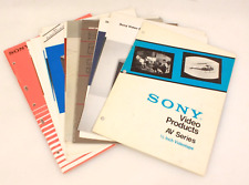 Lote de catálogo y promoción de equipos de video Sony - década de 1980 segunda mano  Embacar hacia Argentina