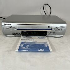 Panasonic PV-V4524S VCR VHS 4 cabezales Hi-Fi reproductor de casete de video plateado sin control remoto segunda mano  Embacar hacia Argentina