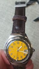 Reloj Swatch Irony Happy Joe esfera amarilla YGS409C vintage segunda mano  Embacar hacia Argentina